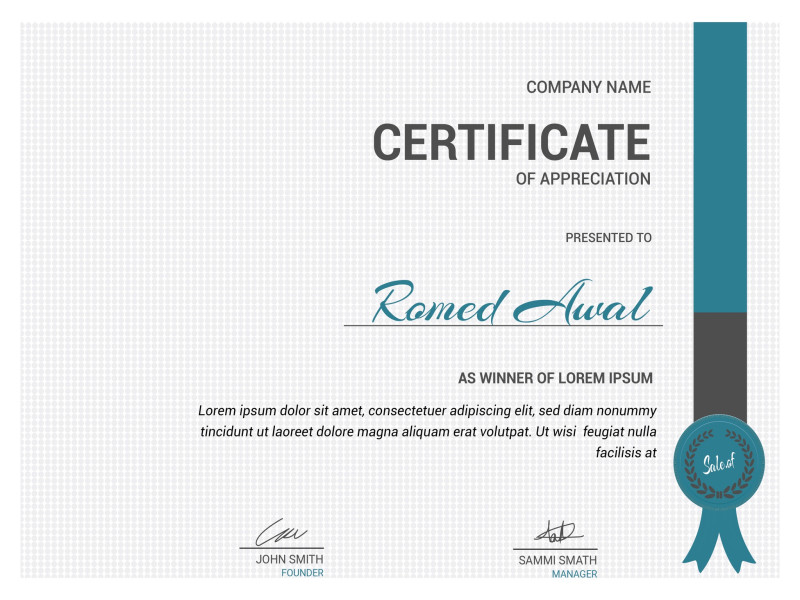 Certificate Design